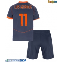 Maglie da calcio Inter Milan Luis Henrique #11 Terza Maglia Bambino 2025-26 Manica Corta + Pantaloni corti)